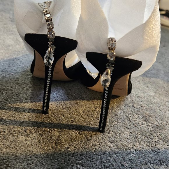 Saeda 100 Jimmy Choos Size 40 1/2 - Picture 13 of 14